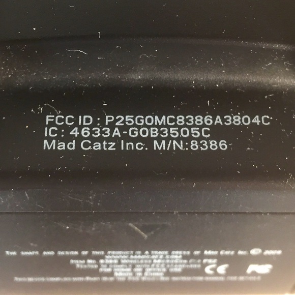 PS2 Game Stop Mad Catz Wireless Game Controller - Picture 4 of 7